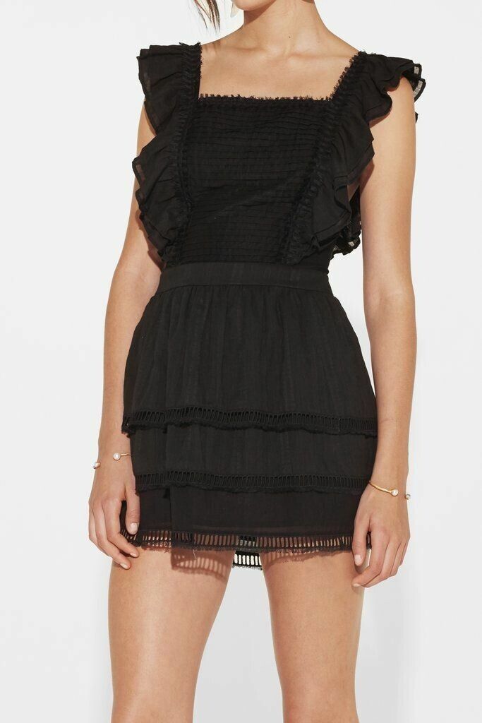 sir the label ischia mini dress SIR the label Ischia Ruffle Mini Dress