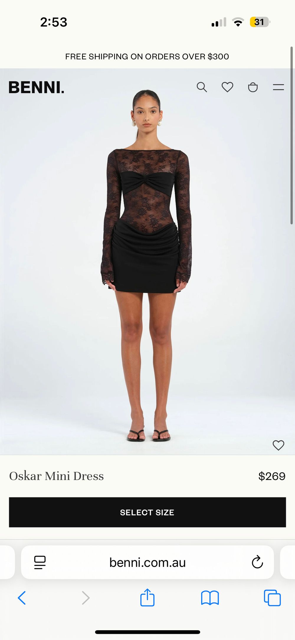 BENNI Oskar Mini Dress