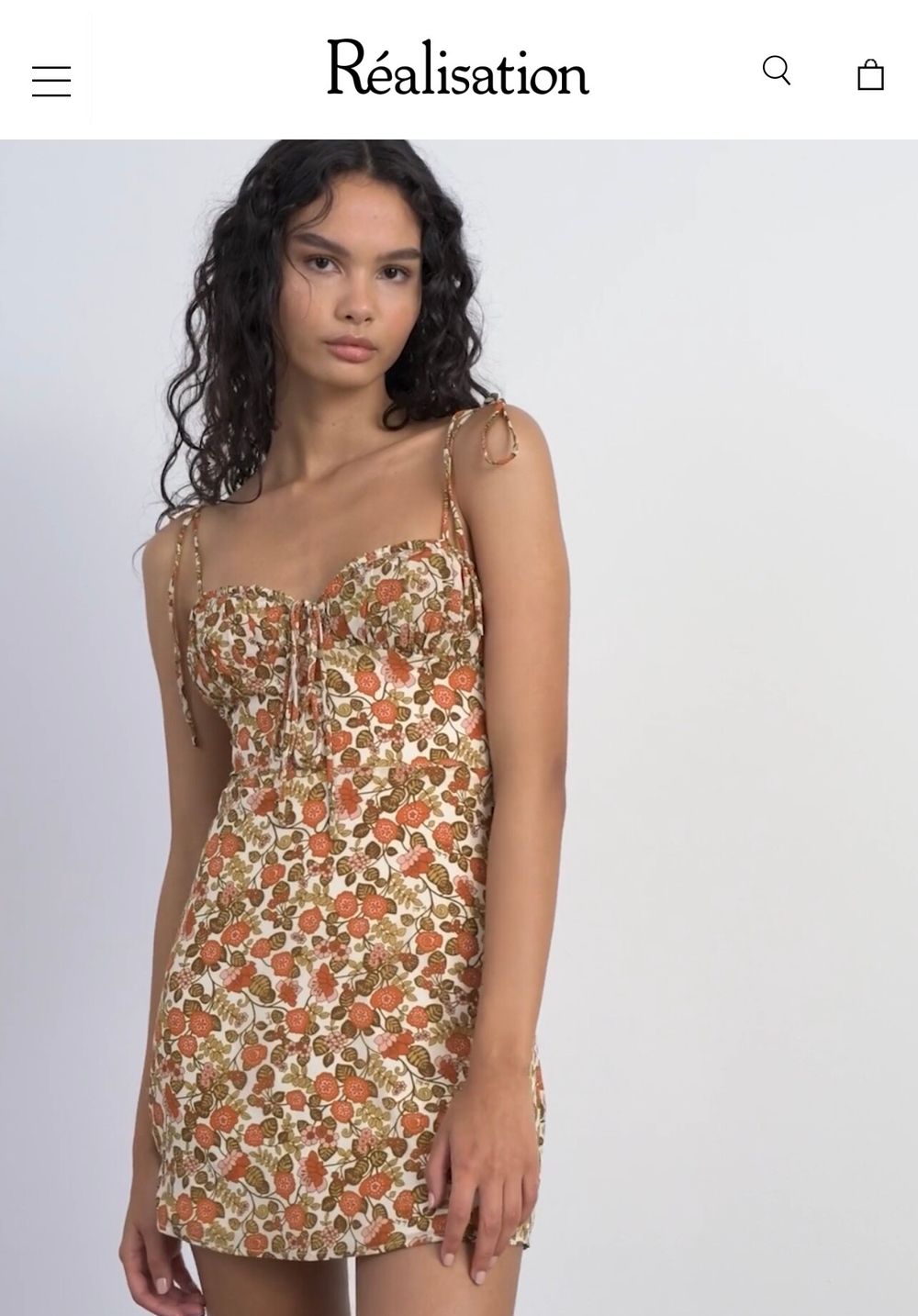 Realisation Par Floral Mini Dress