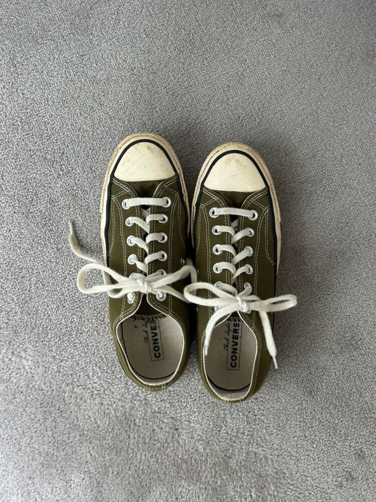 green low top converse