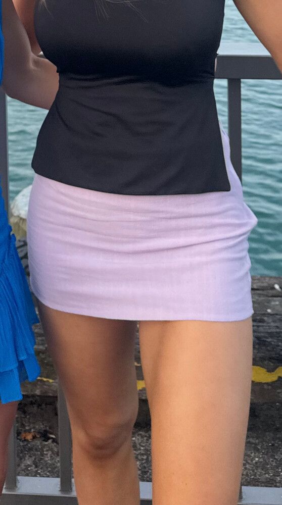 Mini Skirt Purple