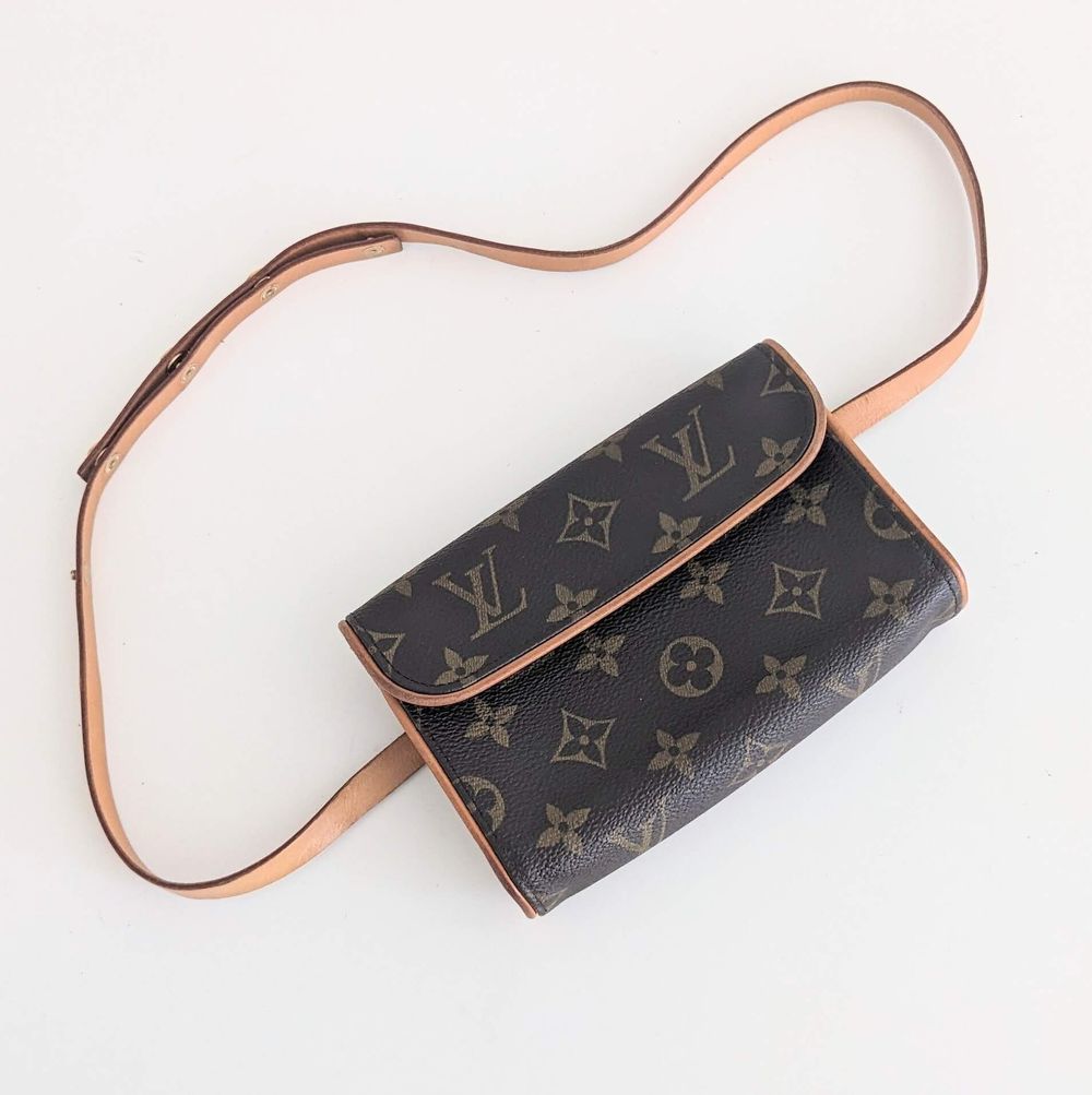 LOUIS  VUITTON FLORENTINE POCHETTE  BELT BUM BAG MONOGRAM CANVAS