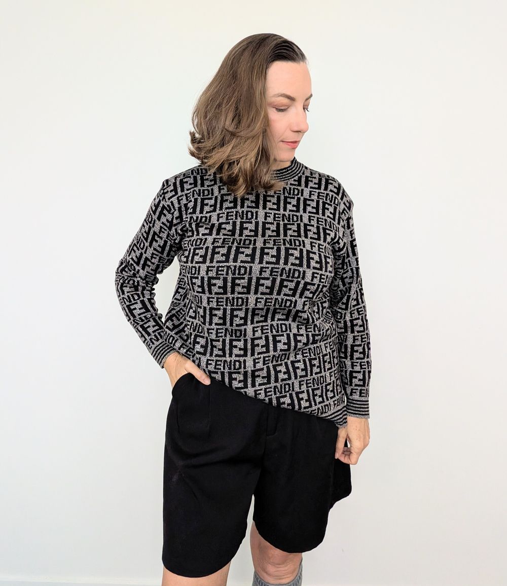 FENDI FF SWEATER KNIT TOP JUMPER
