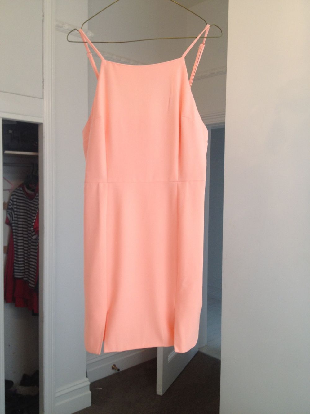 mika and gala orange dress Mika & Gala | Dresses | Mika Gala Floral Elegance Midi Dress Sz 6