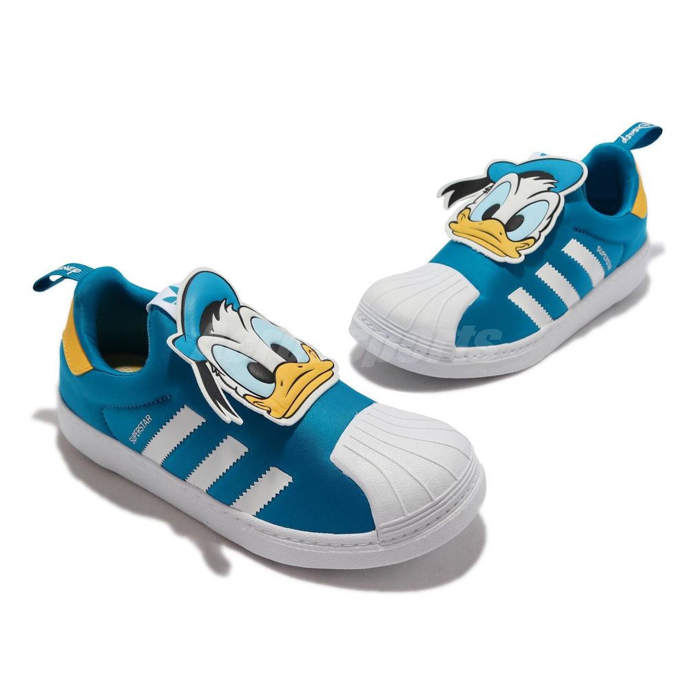 Brand New Adidas(GS) Disney x Superstar 360 'Donald Duck' Youth Shoes size US1.5