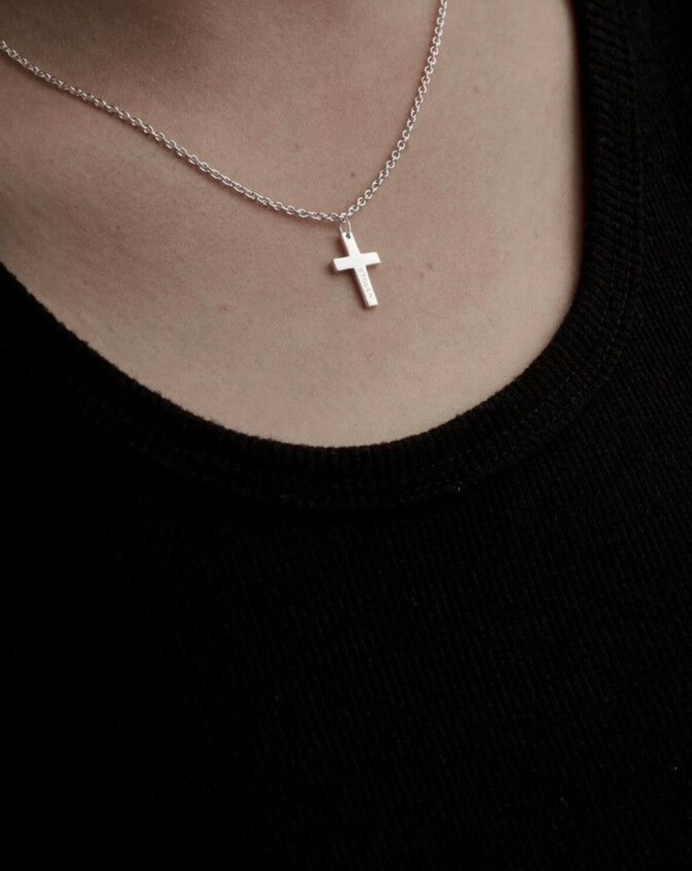 Stolen Girlfriends Club Silver Baby Cross Necklace