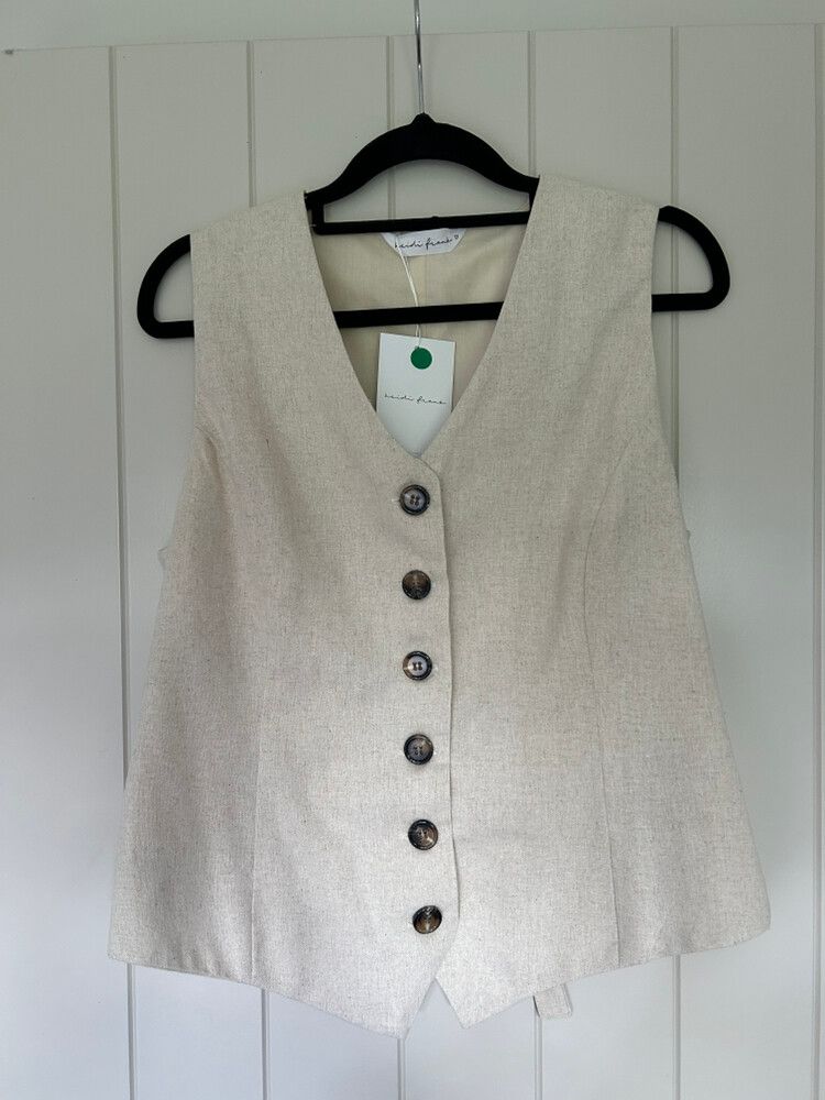 Heidi Frank Linen/Rayon Walt waistcoat