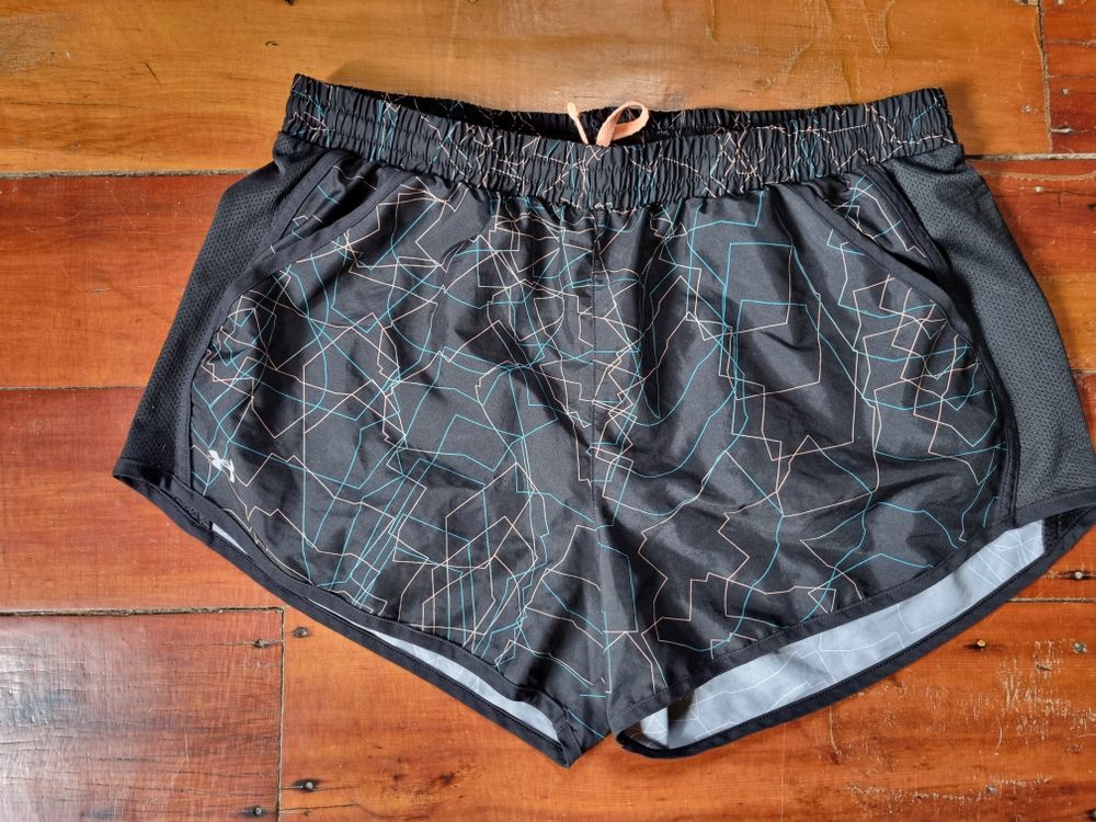 Under Armour Black Geometric Print Shorts