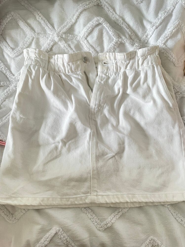 Zara White Skirt