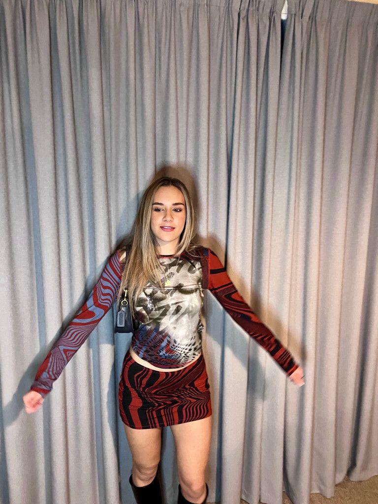 Jaded london long sleeve and skirt set