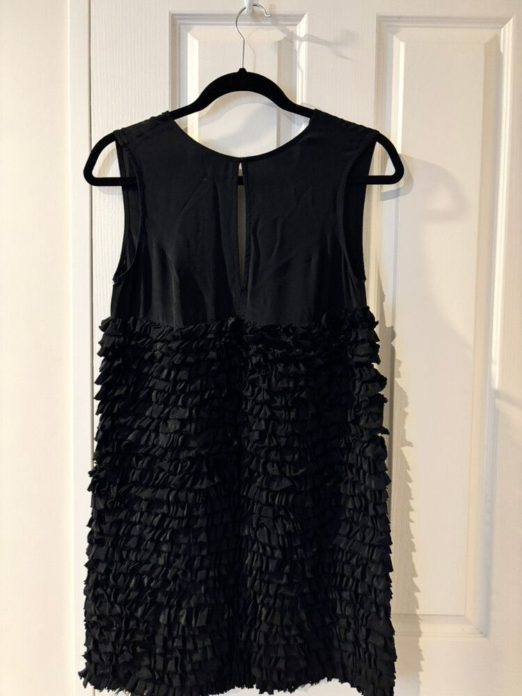 Karen Walker Frill Dress - Black