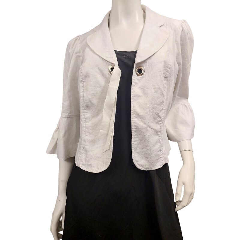 Catalyst silver/ bone jacket, size 16