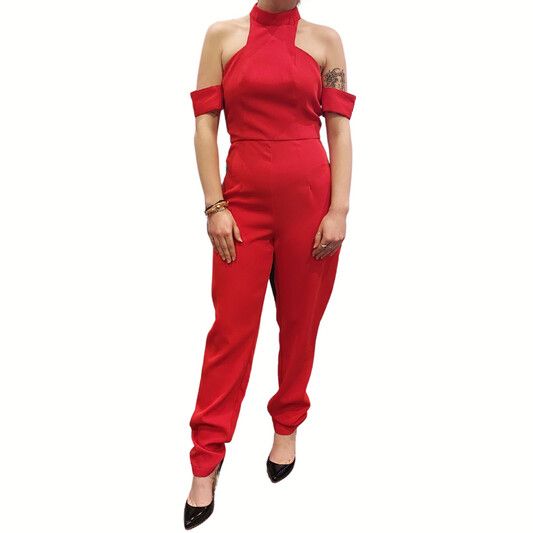 MOSSMAN red jumpsuit, size 10