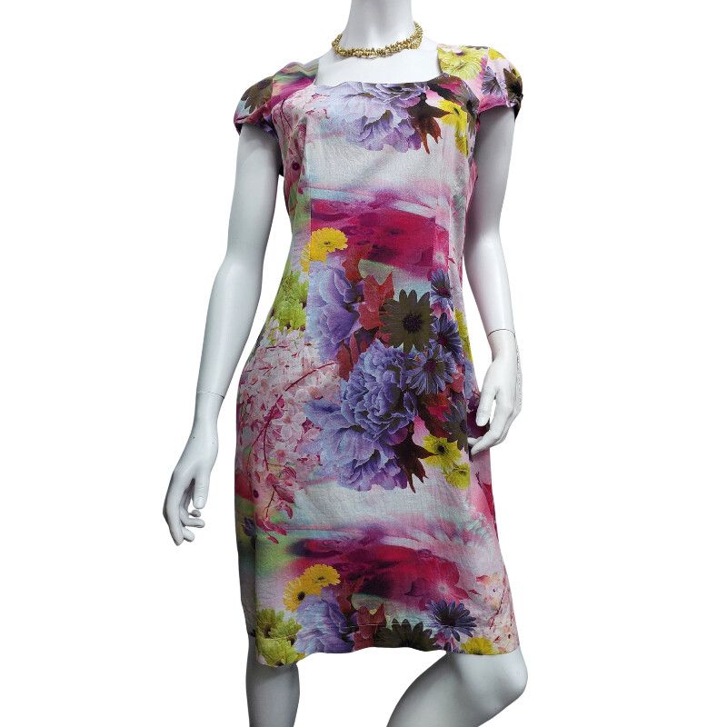 Multicolour Floral Print Dress