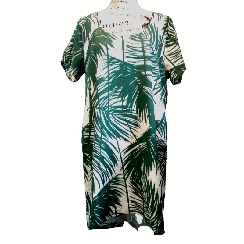 Home Lee green fern dress, size 14