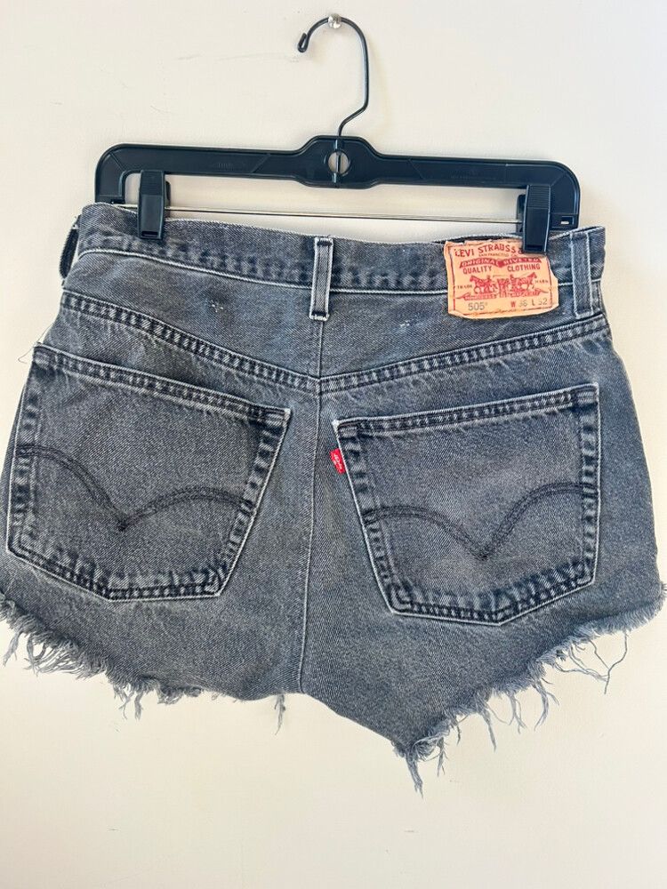 Levi's Black Denim Shorts