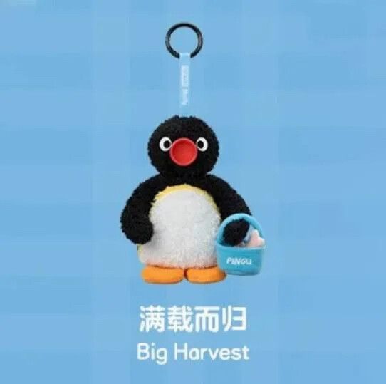 Pingu baby molly x pingu happy fishing series