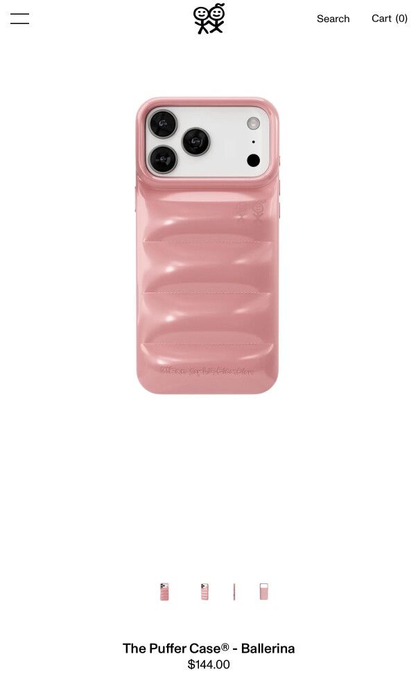 Urban Sophistication - The Puffer Case Ballerina Phone Case (iphone 14 pro) on Designer Wardrobe Urban Sophistication - The Puffer Case Ballerina Phone Case (iphone 14 pro) on Designer Wardrobe