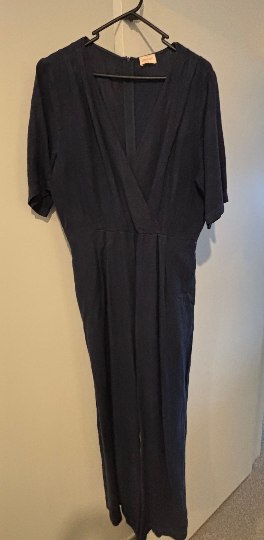 Gorman Navy Linen Jumpsuit