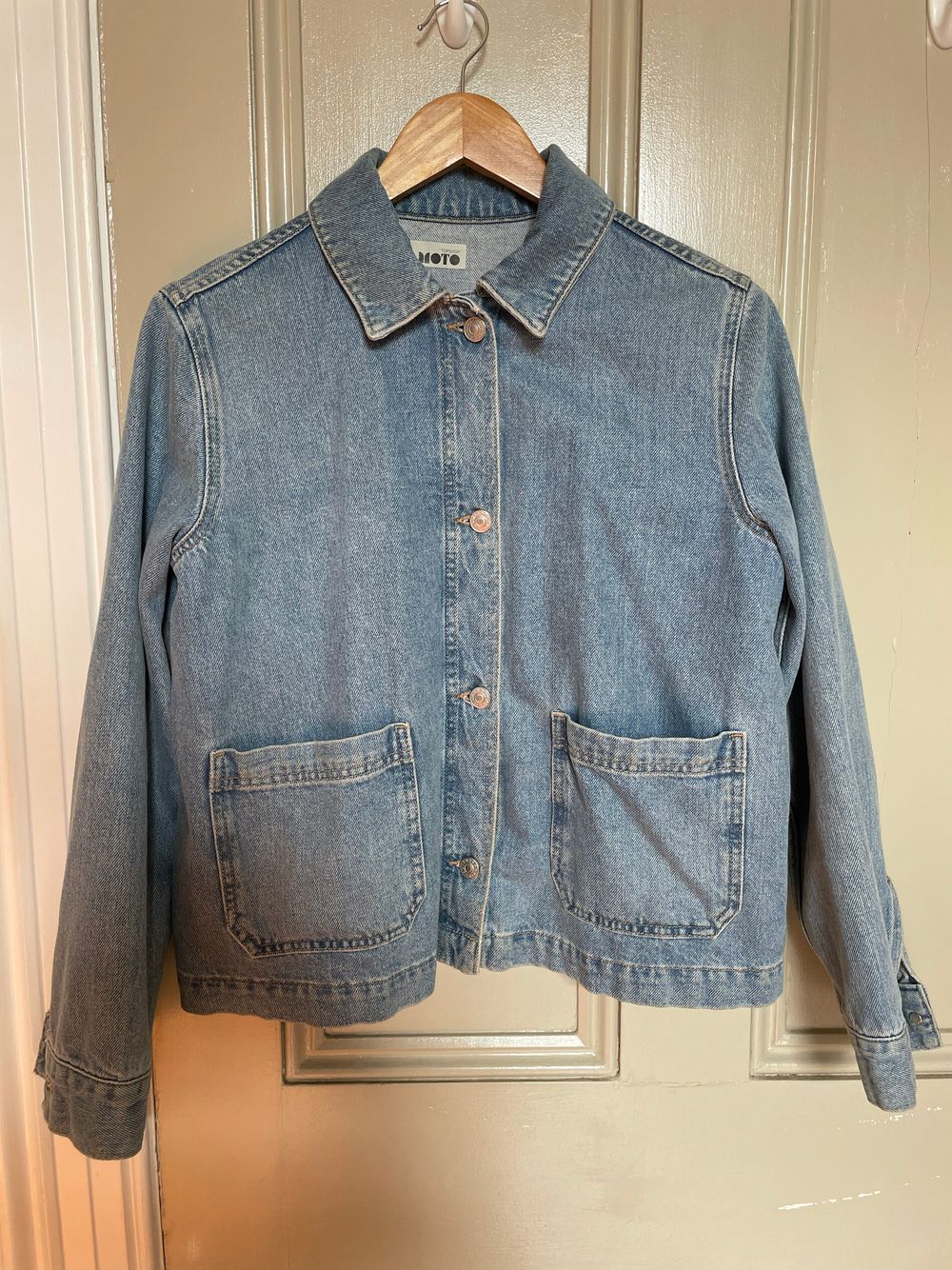 Topshop boxy hot sale denim jacket