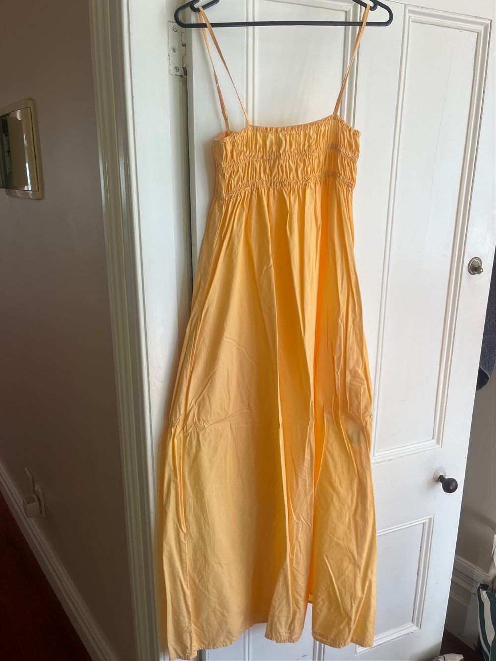 faithfull the brand yellow dress