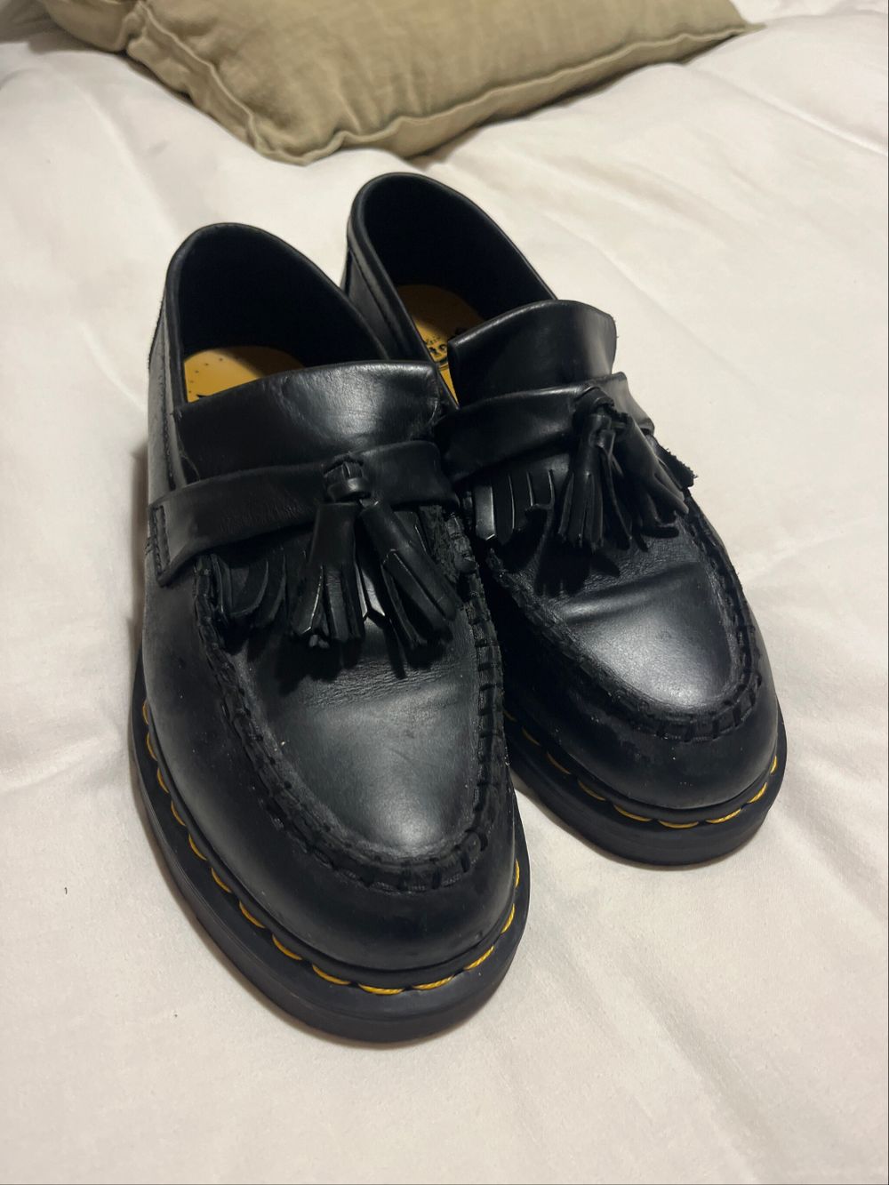 Dr. Martens Black Tassel Loafers