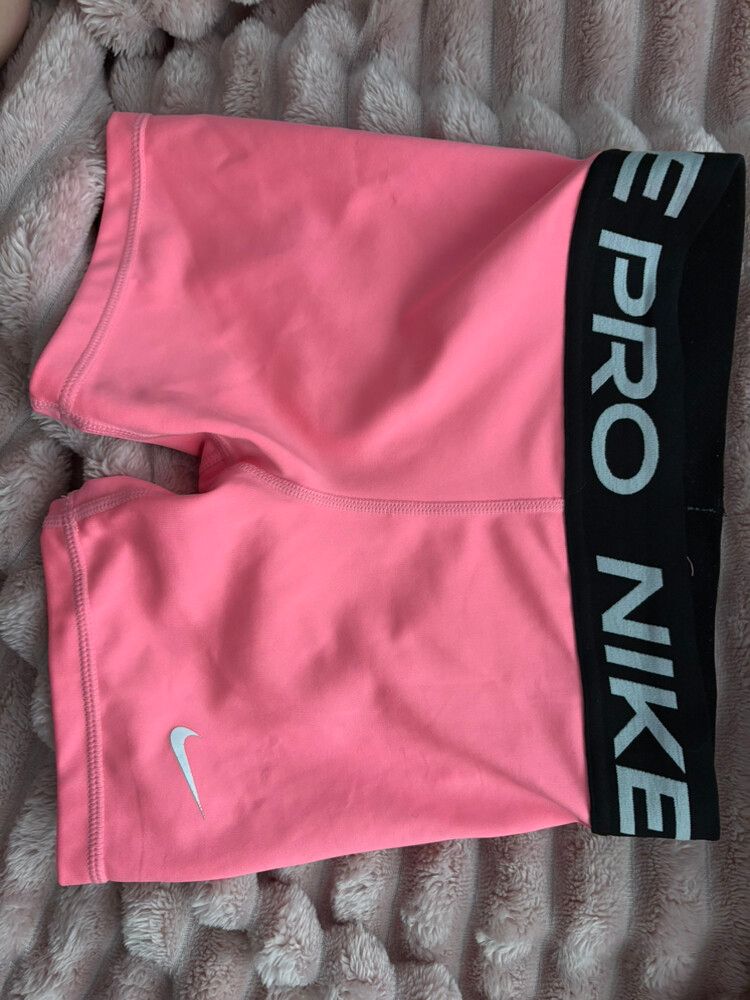 Nike pro pink shorts XS