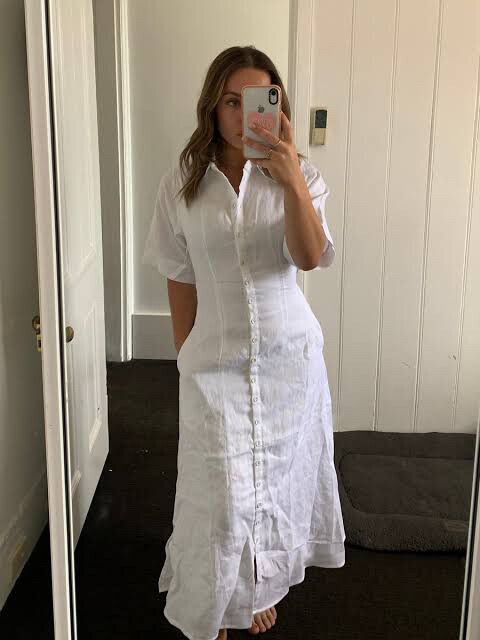 chinese dress ladies Dahlia Linen Dress main image 1
