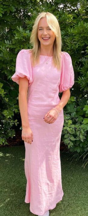 yellow linen dresses for women Lotty Linen Maxi Dress main image 0