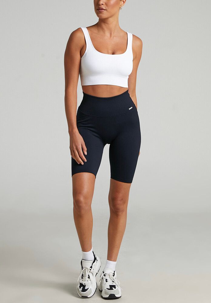aimn♡ Aim'n - Aimn Ribbed Bike Shorts on Designer Wardrobe