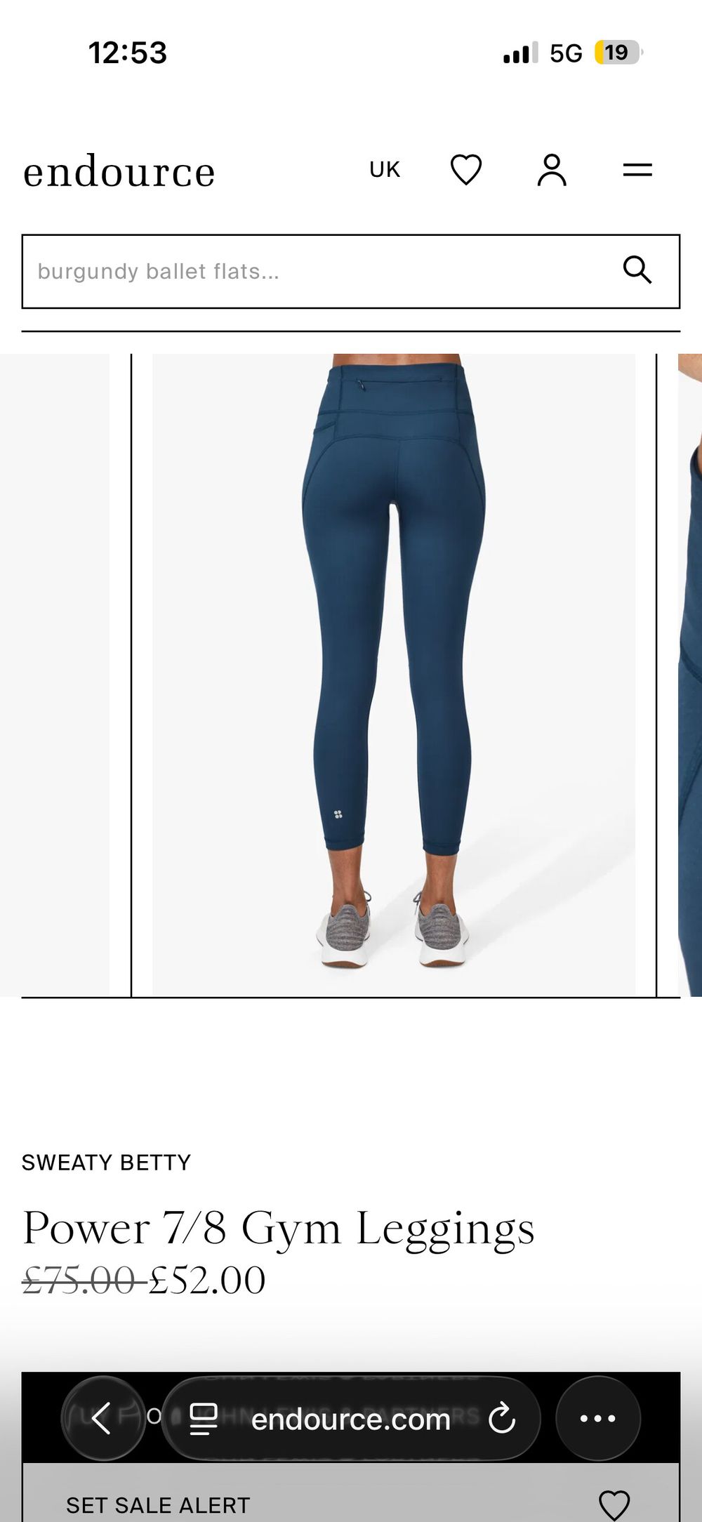 Sweaty Betty Power 7/8 Gym Leggings