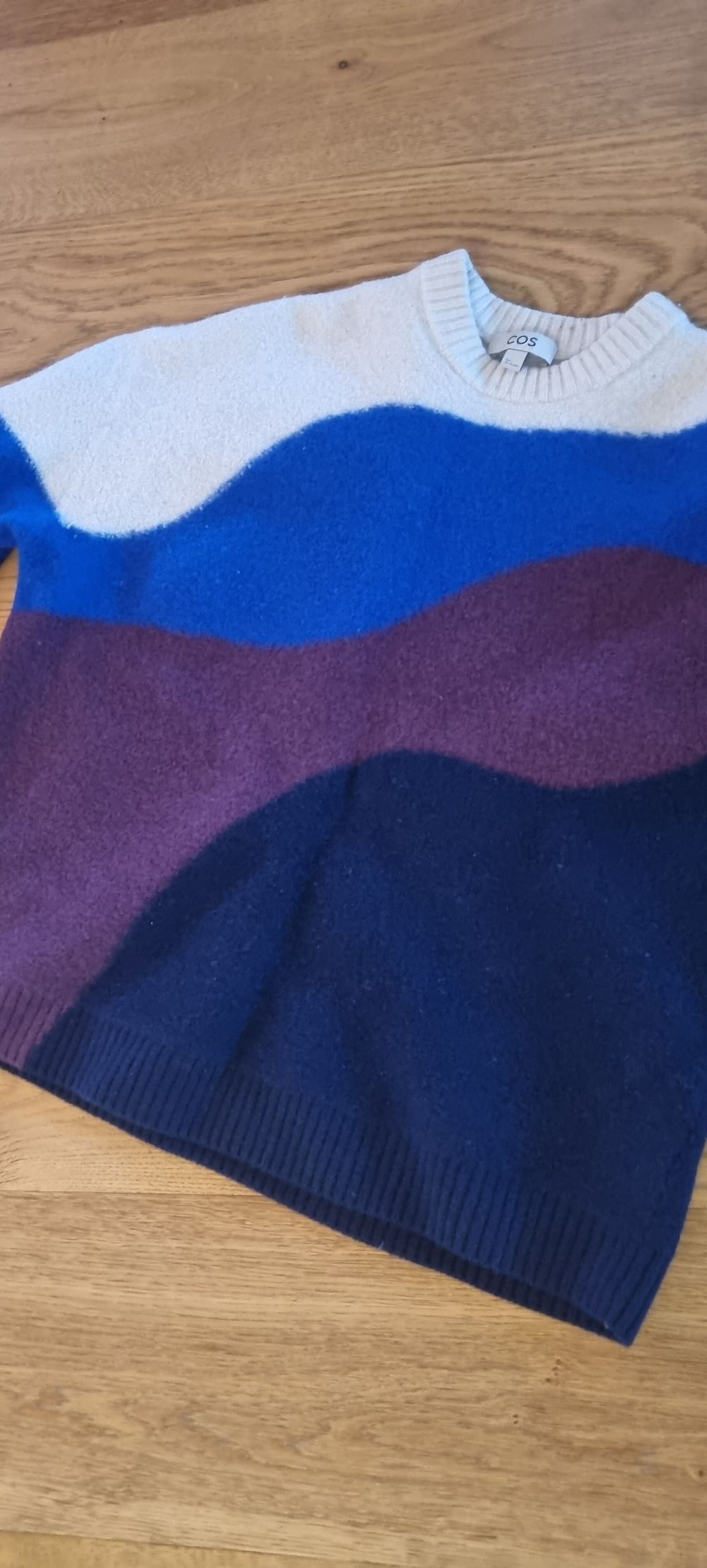 COS Multicolour Wave Knit Jumper