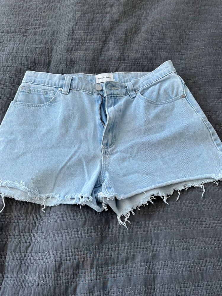 A Brand 95 baggy denim shorts