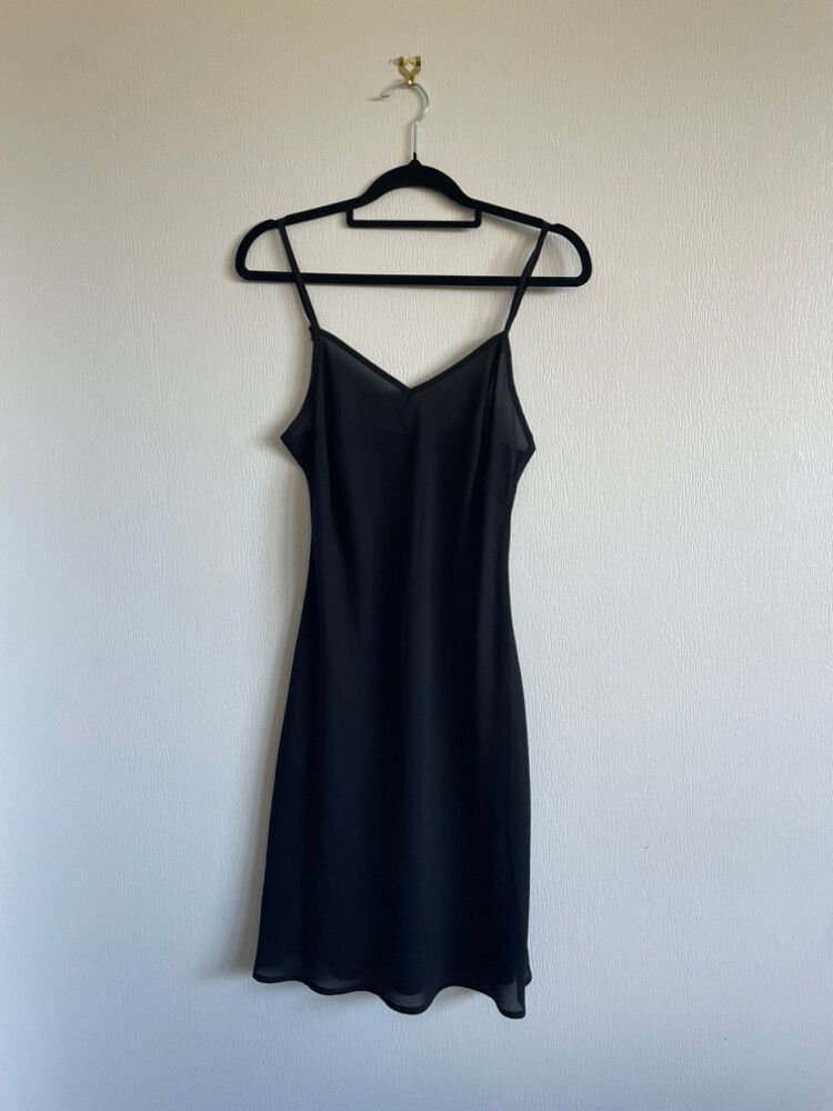 Black Slip Dress