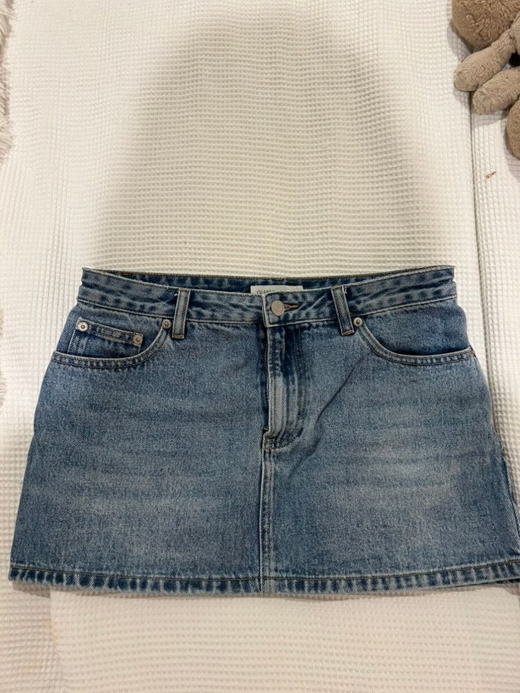 glassons denim mini