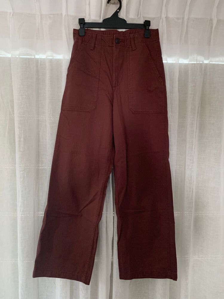 Muji Brown Cotton Pants