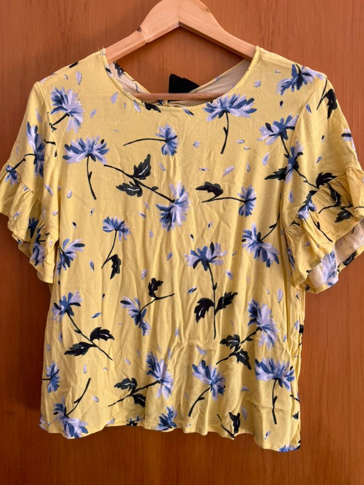 Thing Thing Yellow Floral Top