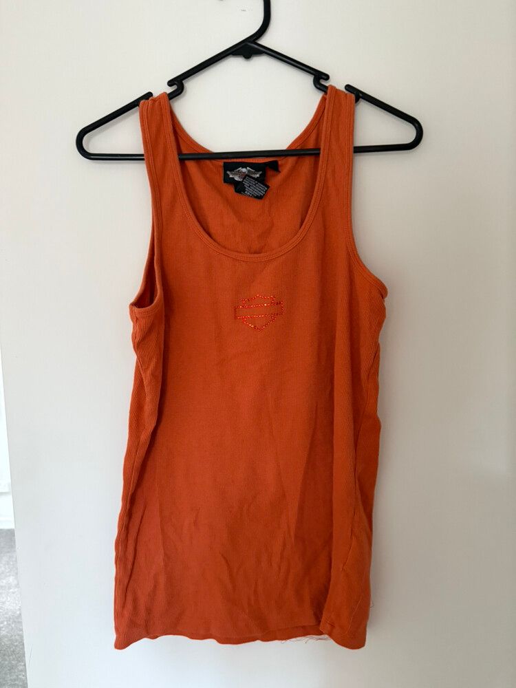 Harley-Davidson Orange Tank Top