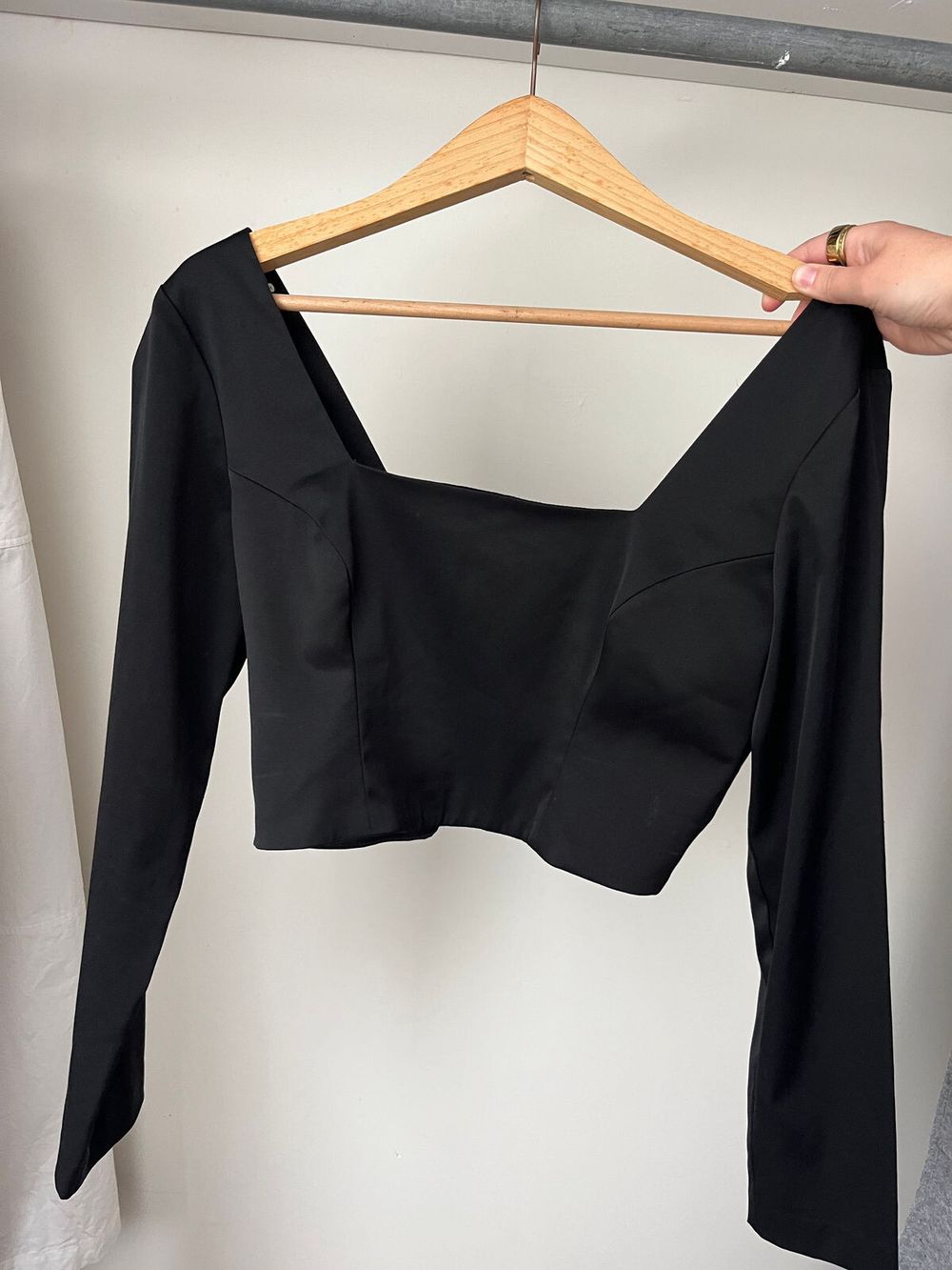 RUBY Black Long Sleeve Top