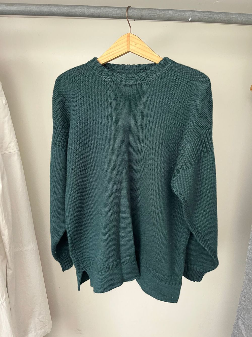 Handmade Green Knit Jumper