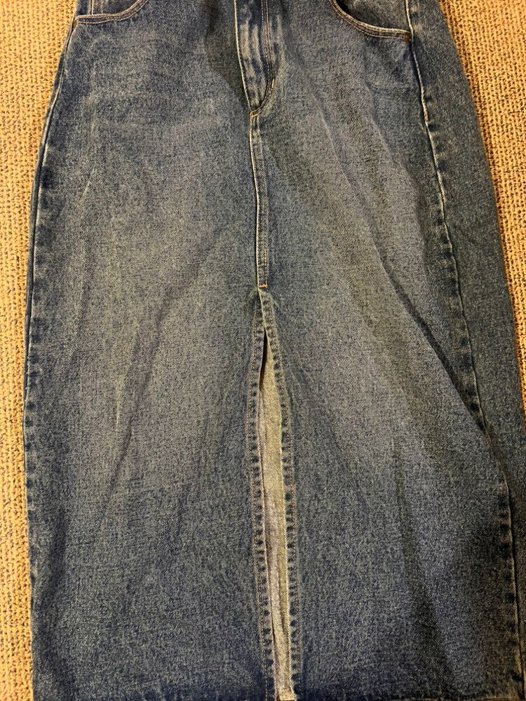 Sample Denim Long Skirt