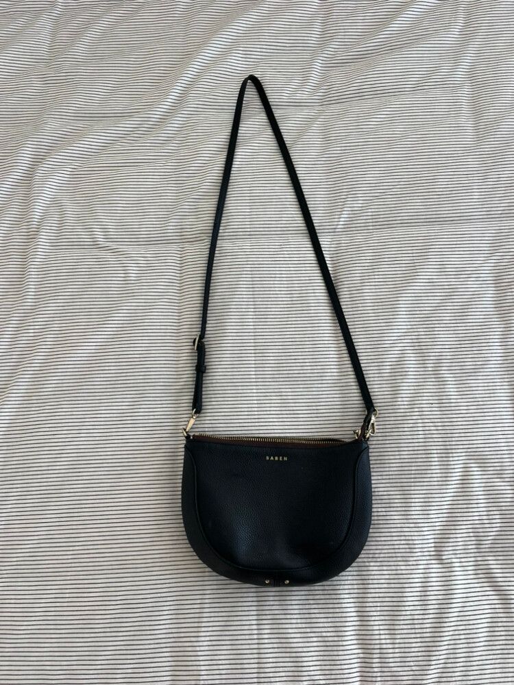 Saben Black Crossbody Bag