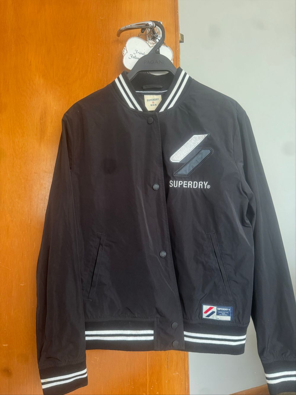 Superdry Black Bomber Jacket