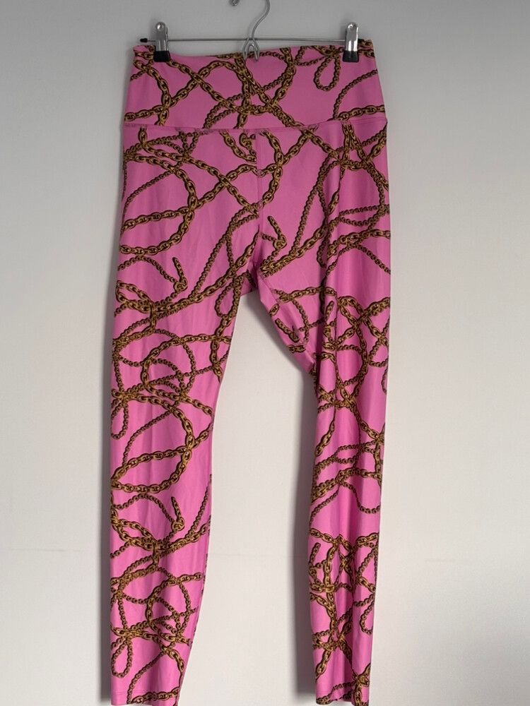 Lorna Jane Pink Chain Print Leggings