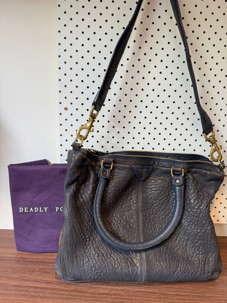 Deadly Ponies Navy Mr Gator Gang Handbag