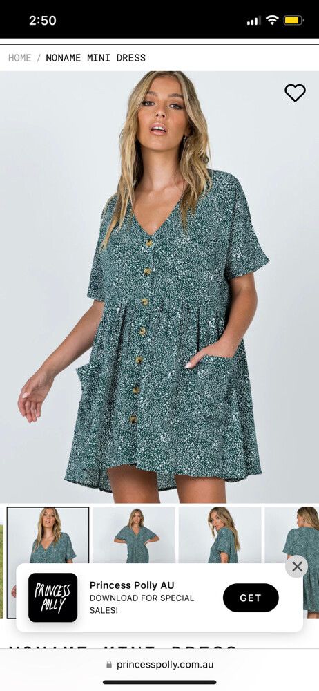 Princess Polly - Noname Mini Dress on Designer Wardrobe