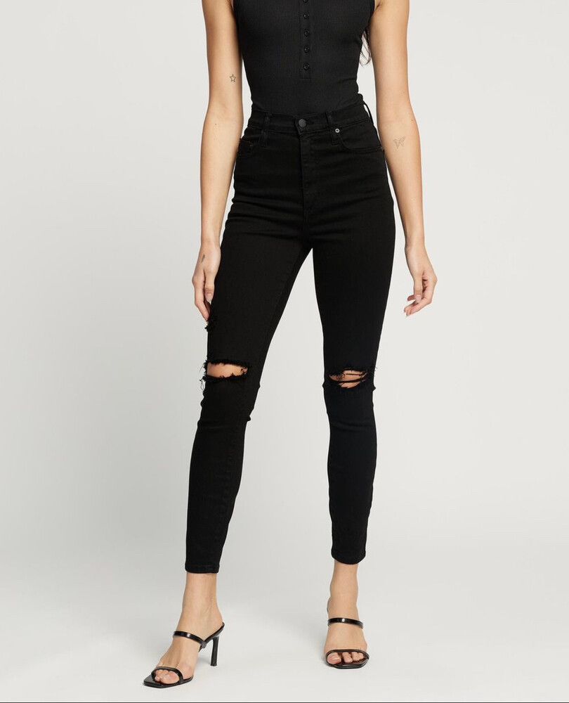 Siren high Waisted Ankle - Distressed