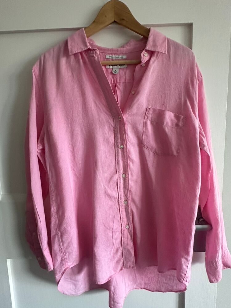 Country Road Pink Linen Shirt