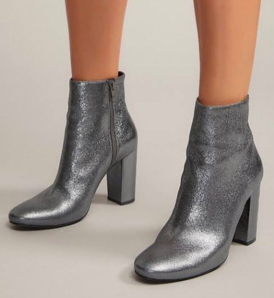 Silver Glittery Witchery Boots