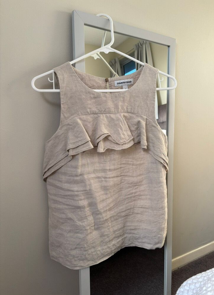 Country Road French Linen Top